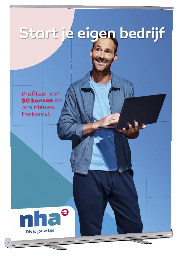 NHA Roll-up Reclamebord | TeijgelerMedia